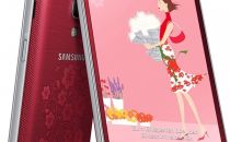 女生专用红色花纹版Galaxy S4mini La Fleur发布