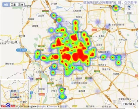 对于一个在北京从事多年商业的人来说,上面的商圈地图也许对他不会图片
