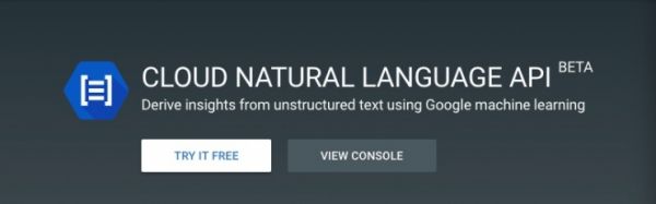 谷歌正式发布Beta版云自然语言API 
