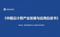 解读《中国云计算产业发展白皮书》：自主创新是主旋律