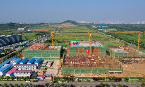腾龙光谷数据中心光电园项目俯瞰全景图