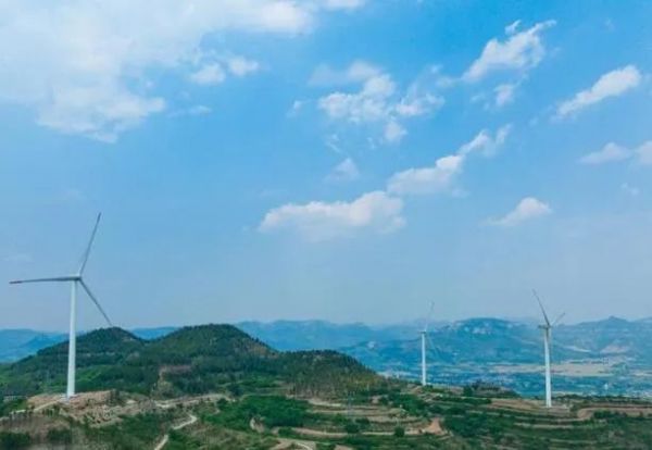 济南市长清区的风力发电设施