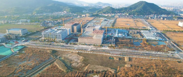 中国电信杭州大数据中心项目多栋建筑主体结构全部完工